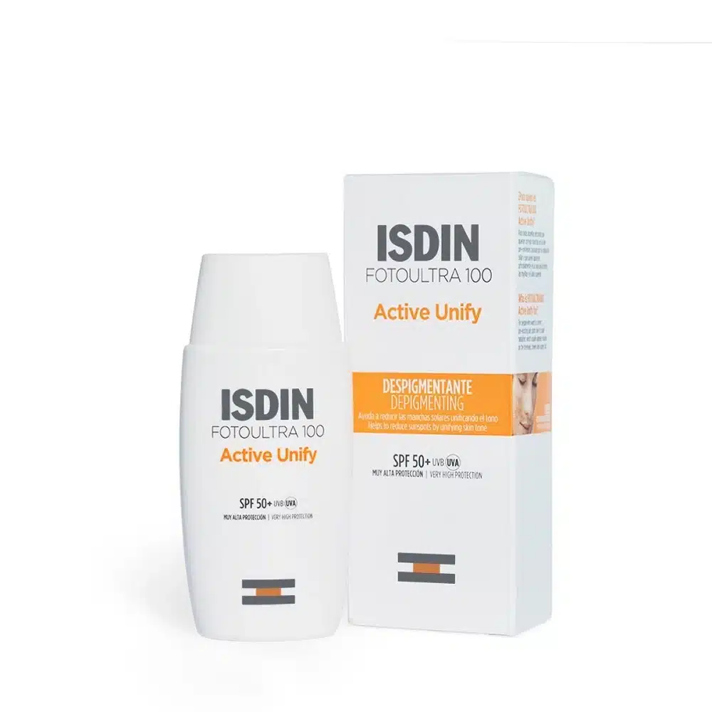ضد آفتاب ایزدین اکتیو یونیفای اصل SPF50 ضد لک و درمان لک ایزدین 50ml