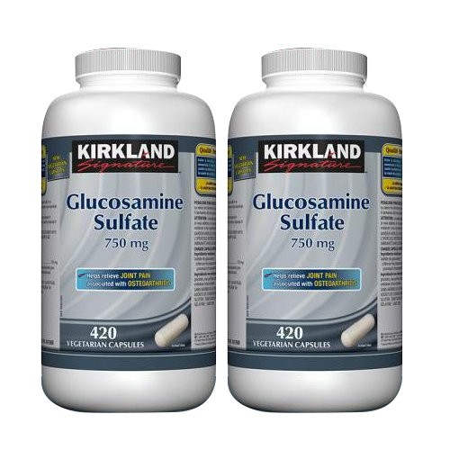 گلوکزامین سولفات کرکلند اصل | Kirkland Signature Glucosamine Sulfate 420 capsules