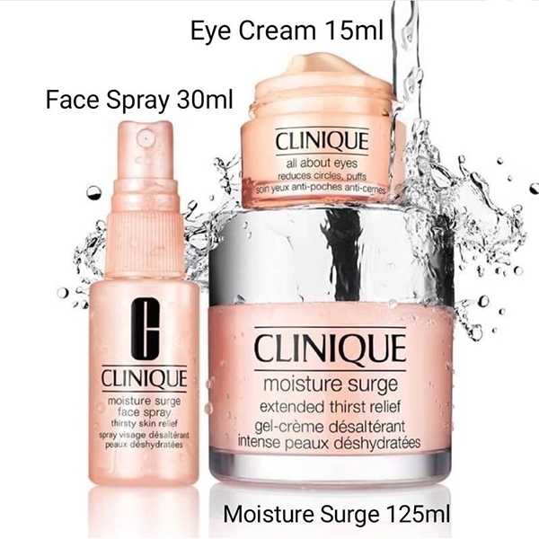پک 3 عددی آبرسان 100 ساعته کلینیک Clinique Moisture Surge Pack 3 piece